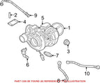 Lower Turbocharger Oil Line Gasket for Dodge Ram 3500 (OEM)