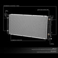 OE Style Aluminum Core Radiator for Chevy GMC Suburban Yukon (2014–2016) DPI 13398