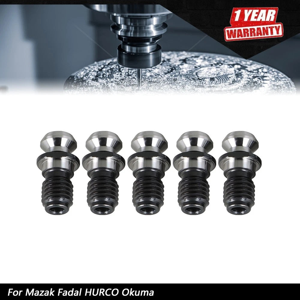 Set of 5 Coolant Pull Stud Retention Knobs for Mazak Fadal HURCO Okuma