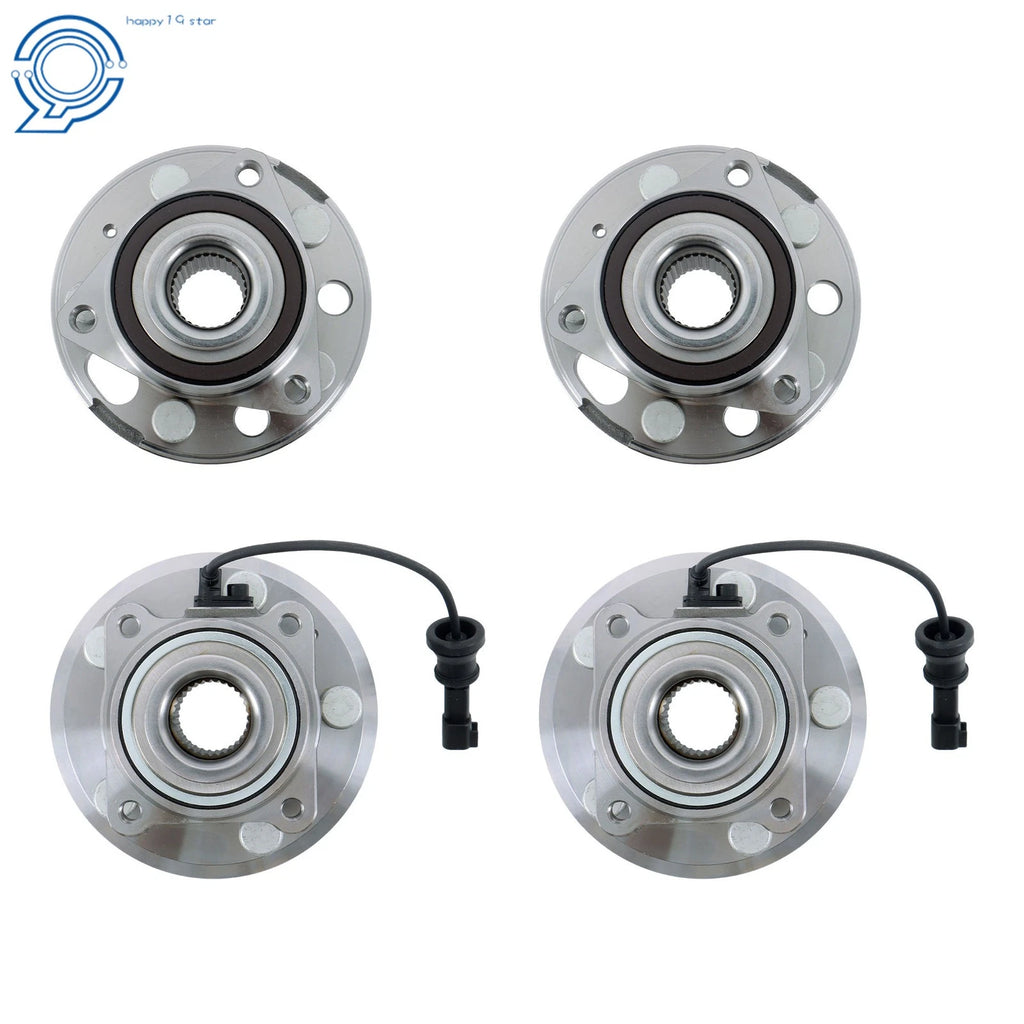 Set of 4 Wheel Hub Bearings for Chevy Equinox (2010-2017)