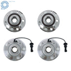 Set of 4 Wheel Hub Bearings for Chevy Equinox (2010-2017)