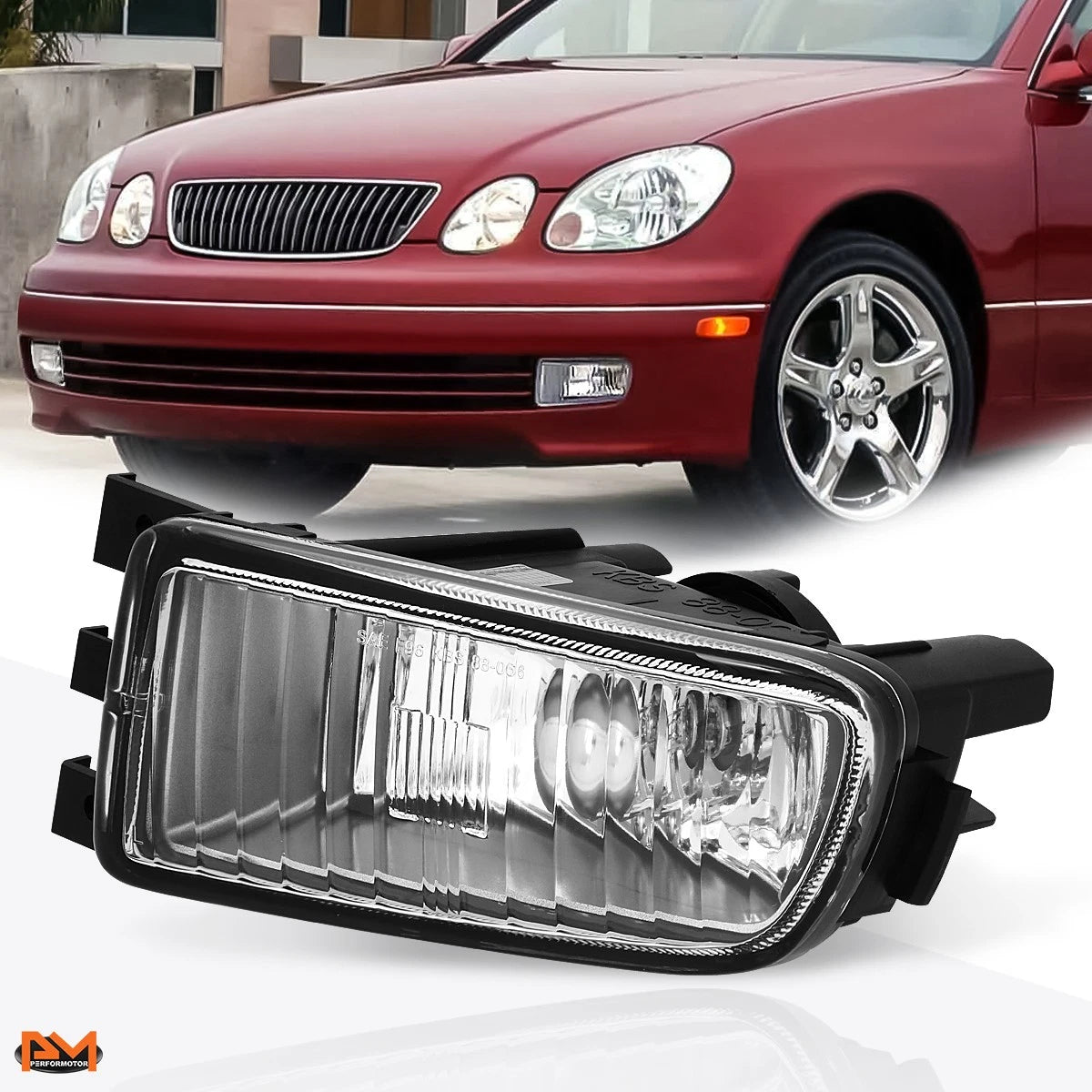 Set of 2 Fog Lights for Lexus GS300/GS400/GS430 (1999–2005)