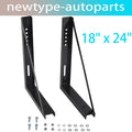 Set of 2 Steel Mounting Brackets for Truck Tool Box
