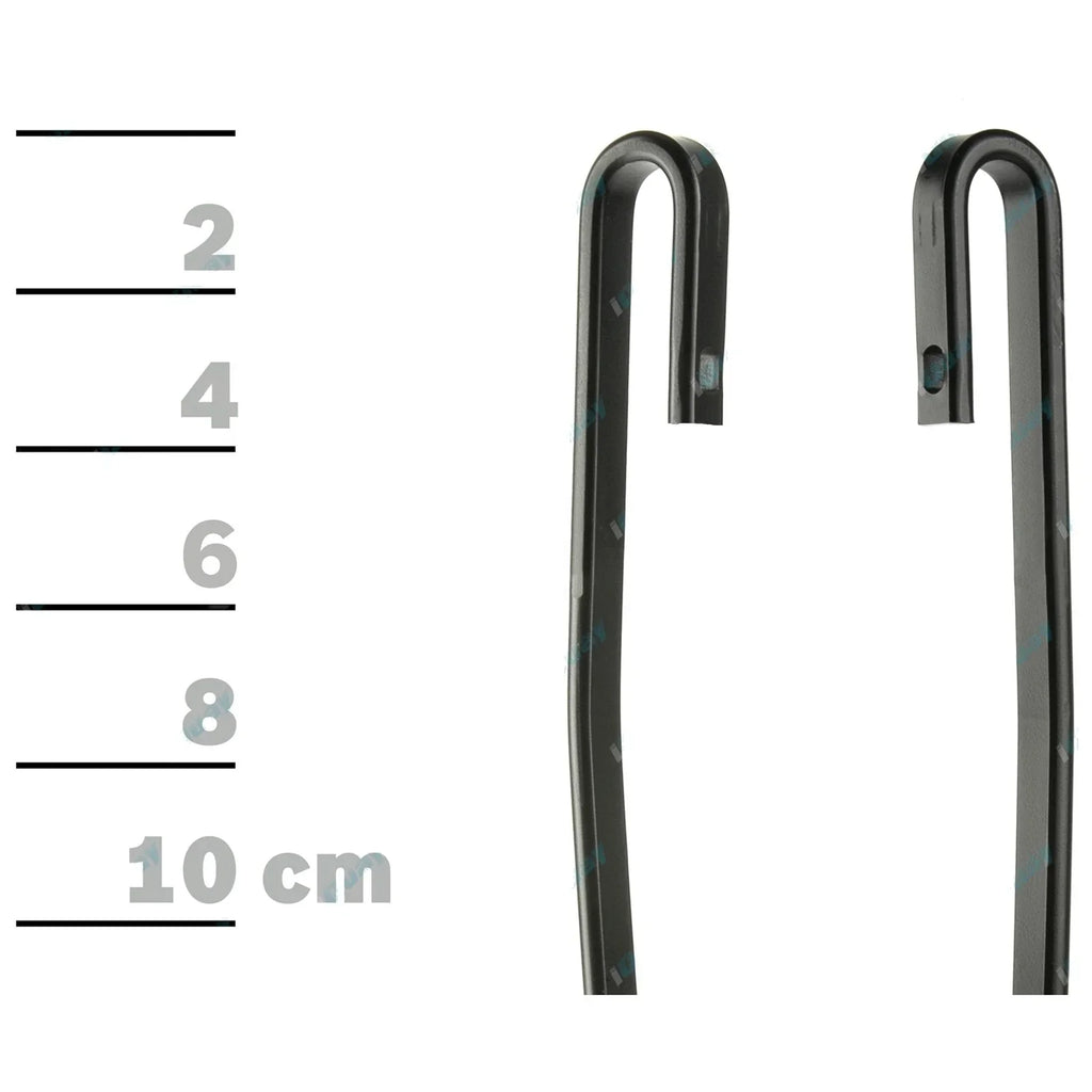 Front Pair Bosch Eco Wiper Blades for Nissan Urvan E24 4cyl 2.4L 2.7L 1987~1993