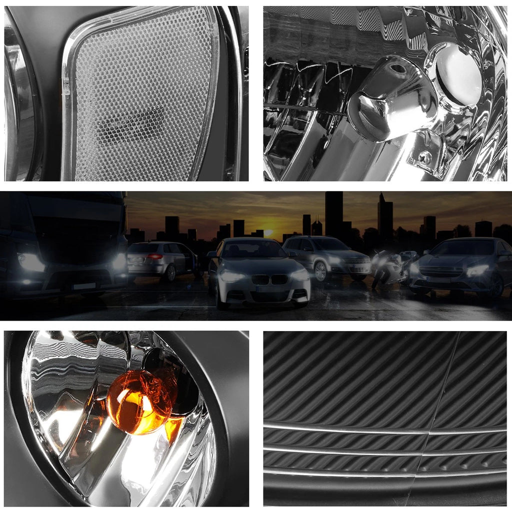 Headlight and Clear Side Corner Lamps Pair for Ford F150 (2004–2008)