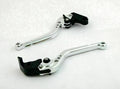 Long Brake Clutch Levers for Suzuki Hayabusa/GSXR1300 (2008–2014) Silver T9