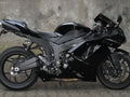 Gloss Black Fairing Kit for Kawasaki Ninja ZX6R (2007–2008) 636 Injection
