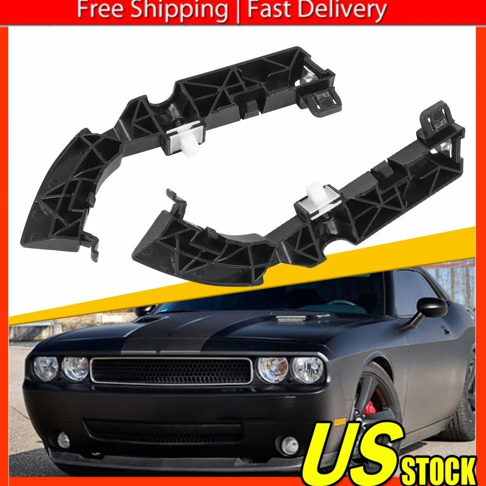 Pair Front Bumper Brackets for Dodge Challenger (2008â2021)