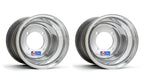 Set of 2 DWT Polished Wheels Rims 8" 8x6 4x110 for Honda TRX70