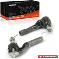 2X Front Outer Tie Rod End for Ford F-250 (1985–1994) 4WD