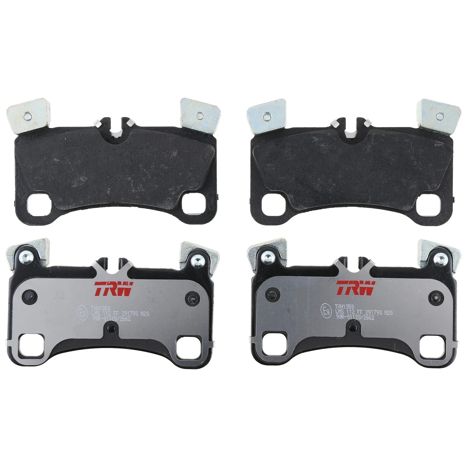 Set of 4 Disc Brake Pads for Porsche Cayenne (2008–2010)