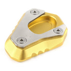 Gold CNC Side Stand Kickstand Foot Plate Pad for Kawasaki Z1000 (2010-2018)