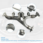 Stainless Steel Exhaust Manifold with Gasket Kit for Jeep Grand Cherokee Wrangler (1993–2006)