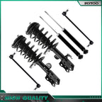 Front Complete Struts w/Spring & Sway Bars, Rear Shocks for Toyota Prius (2010–2015)