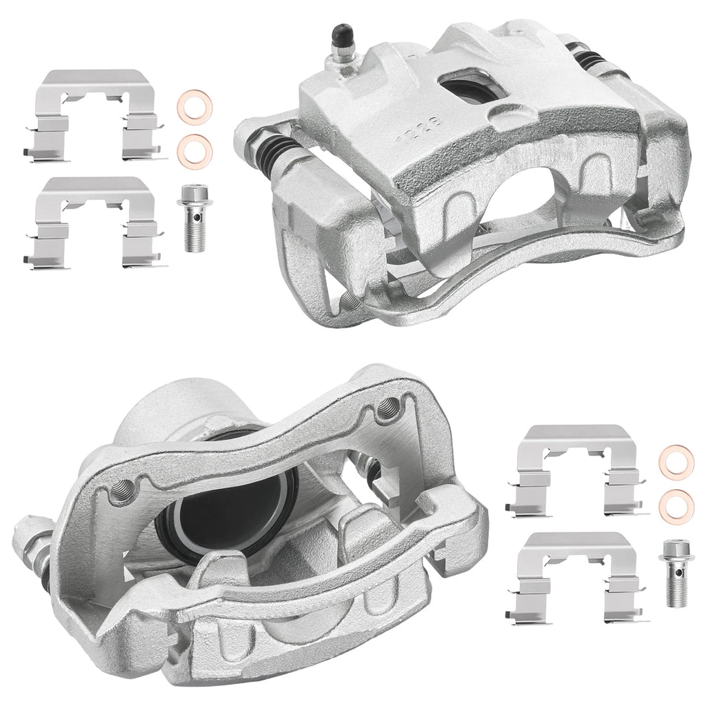 Front Brake Calipers w/ Bracket for Hyundai Elantra & Coupe (2013–2016)