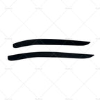 Head Light Eyelid Eyebrow Lid Black for Ford Falcon BA BF XR XR6 XR8 XT (2002–2008)