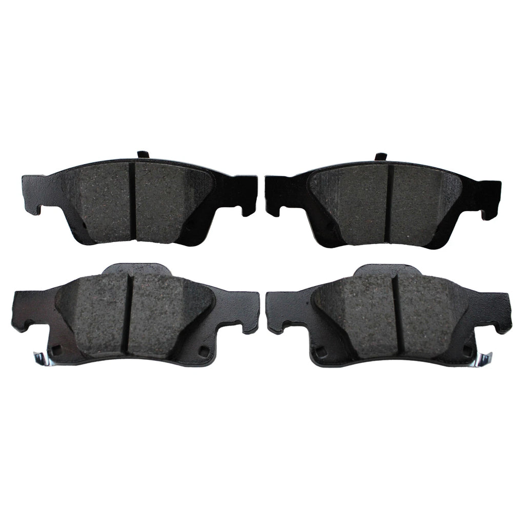 Set of 4 Akebono ProACT Rear Ceramic Brake Pads for Dodge Durango Jeep Grand Cherokee