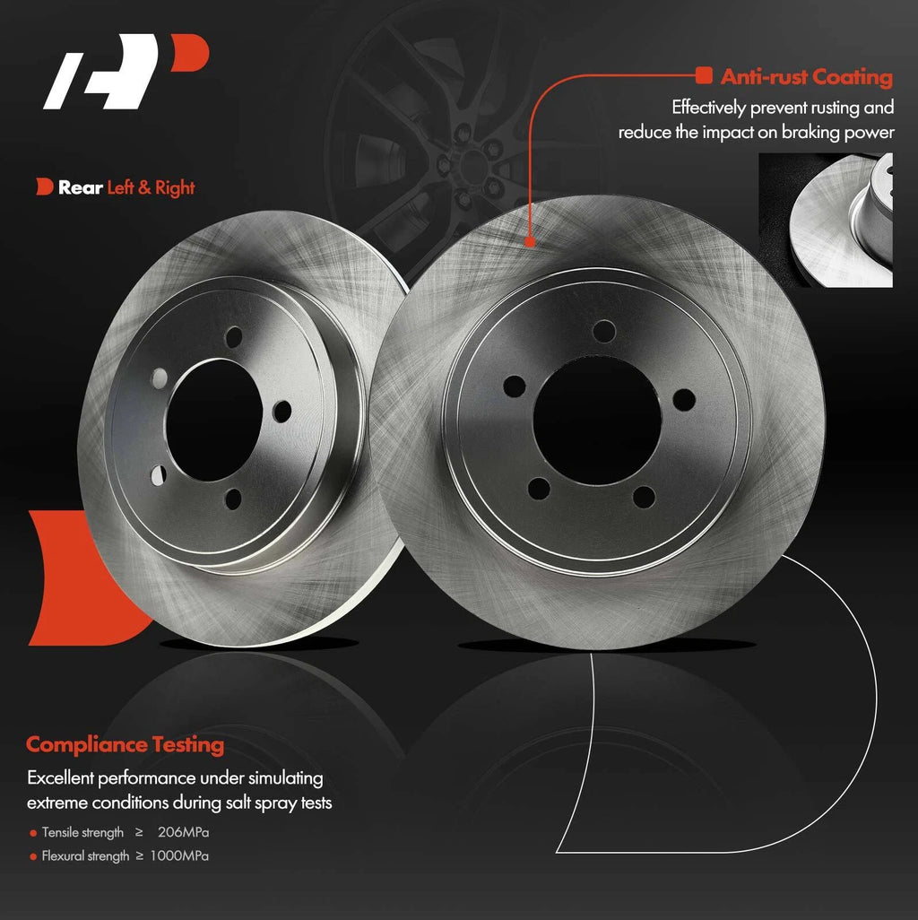 Rear Disc Brake Rotors for Ford Explorer Mercury Mountaineer (2002–2010)