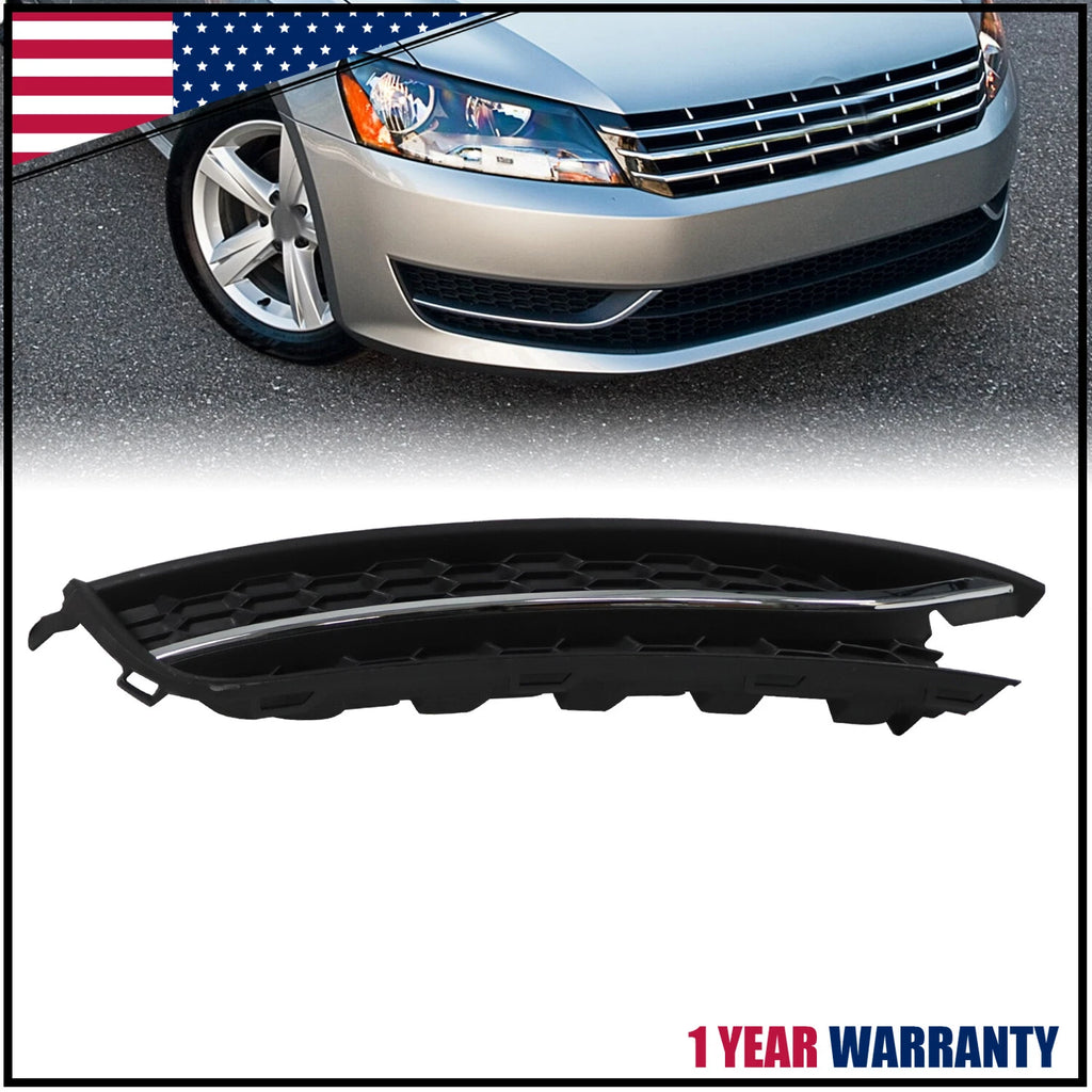 Front Bumper Fog Light Grille Cover for VW Passat (2012–2015) 561853665E Right