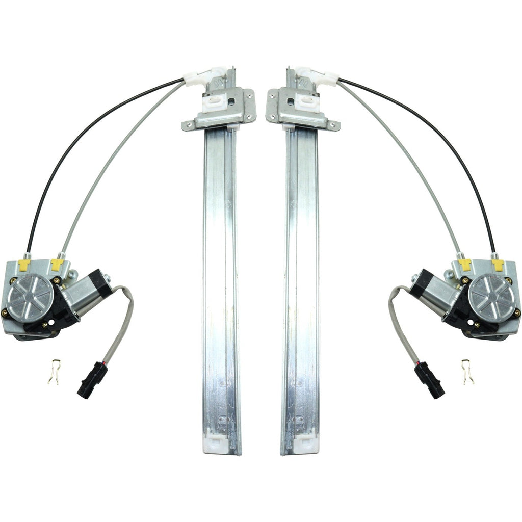 Power Window Regulator Set for Jeep Liberty (2002–2006) Rear Left & Right