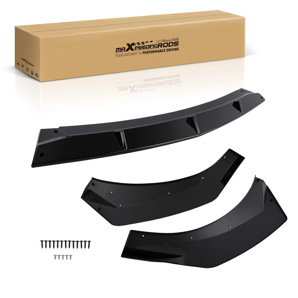 Bumper Lip Splitter Kit for Hyundai Elantra (2021–2024) Gloss Black
