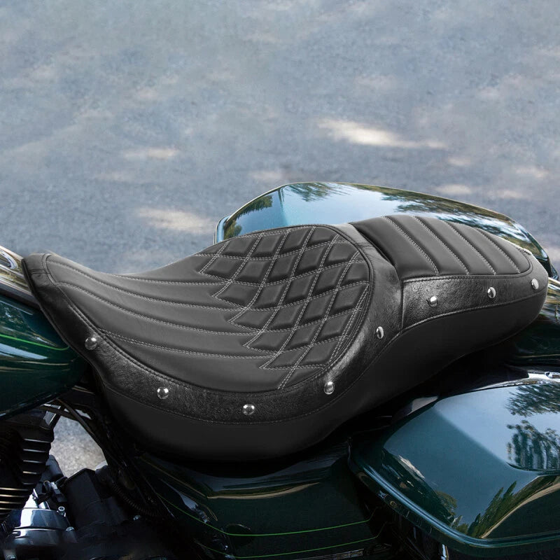Rider Driver Passenger Seat for Harley Road Electra Street Glide (2009–2023)