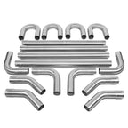 16pcs 3" OD Stainless Exhaust Tubing Mandrel Bend U-Band Pipe