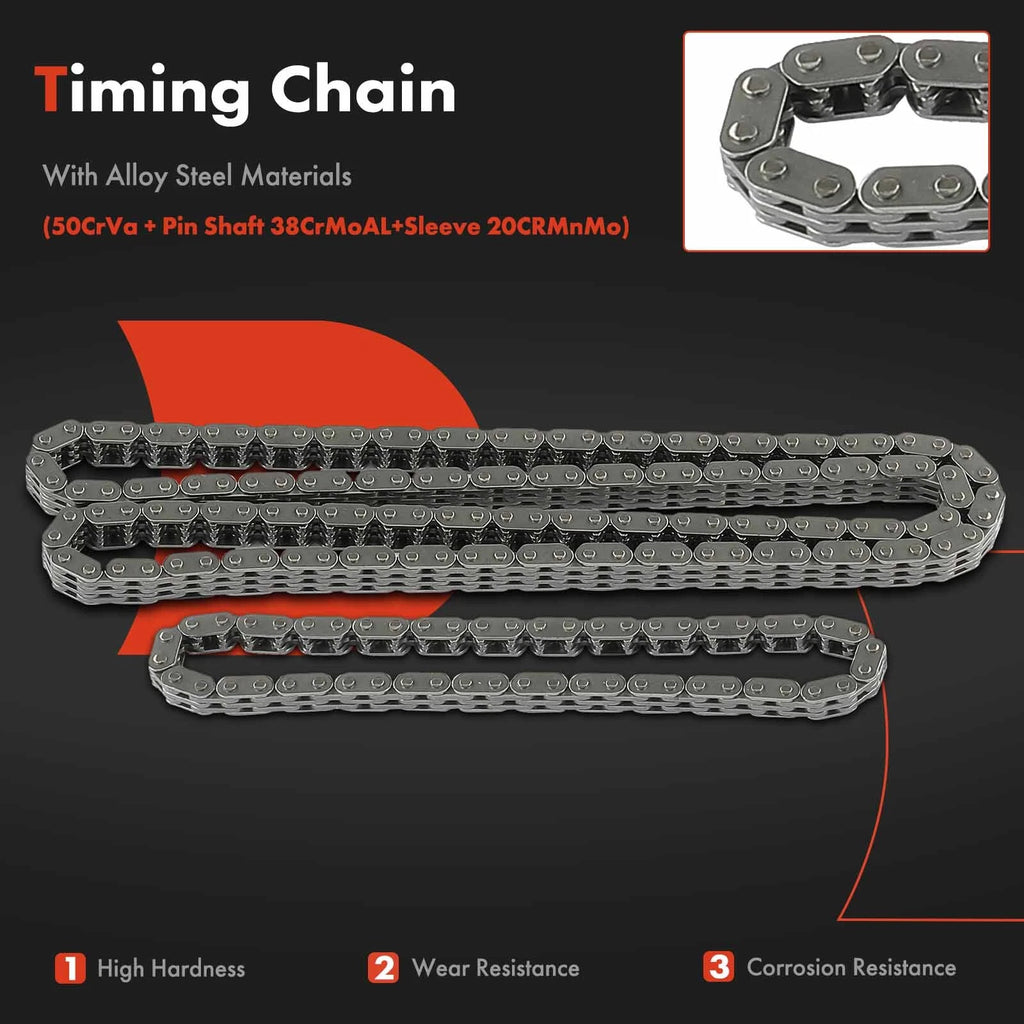 8x Timing Chain Kit for Ford Focus (2012–2018) L4 2.0L 4Dr DOHC