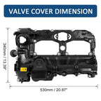 Engine Valve Cover for BMW F10 F25 (2012–2016) 11127588412