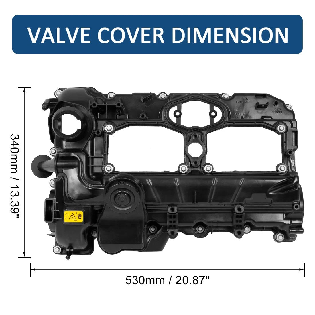 Engine Valve Cover for BMW F10 F25 (2012–2016) 11127588412