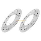 2 Rear Brake Disc Rotors for Polaris Ranger XP 700, 425, 500, 650 (2004–2014) TM 5244635