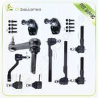 Suspension Set of 10 for 2000-2002 Dodge Ram 2500 3500 Pitman Idler Ball Joint Tie Rod