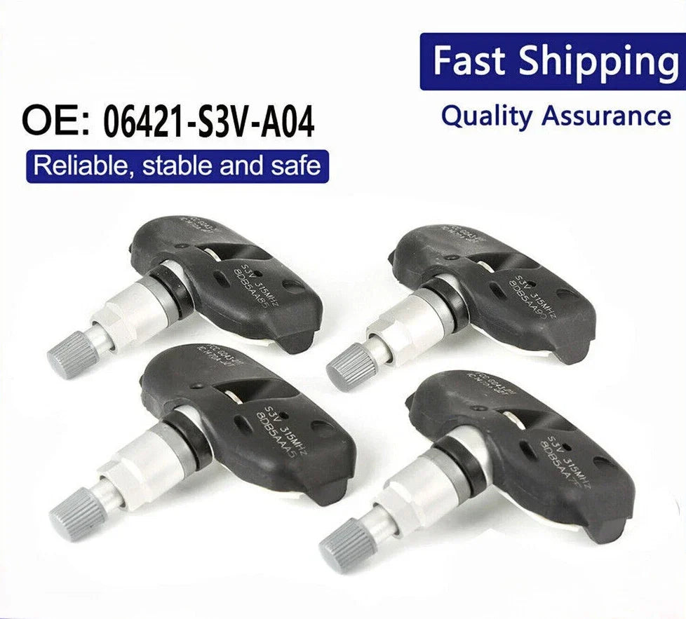 Tire Pressure Sensor 3 x TPMS Sensor for Honda Acura (2007–2016)
