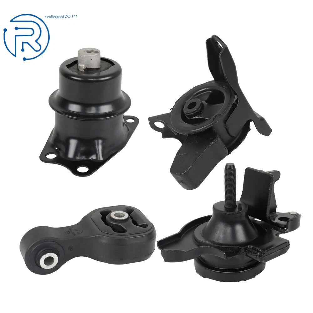 Set of 4 Engine Motor & Transmission Mounts for Honda Fit (2009–2014)