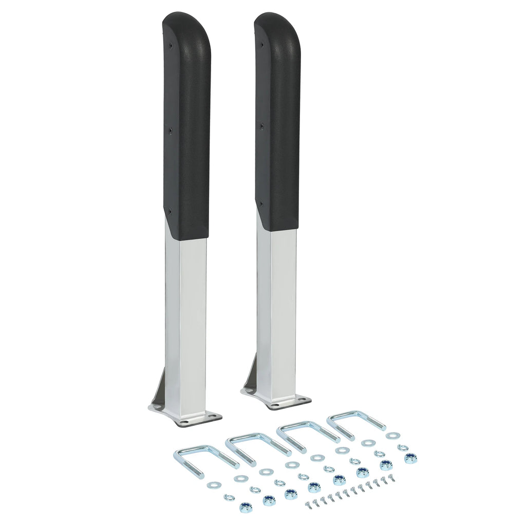 Set of 2 Zinc-Plated Trailer Guide On for 2" Trailer Frames