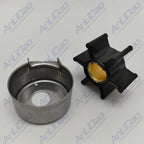 Water Pump Impeller Kit for Johnson Evinrude OMC 6HP (1965–1979) 763758 391391