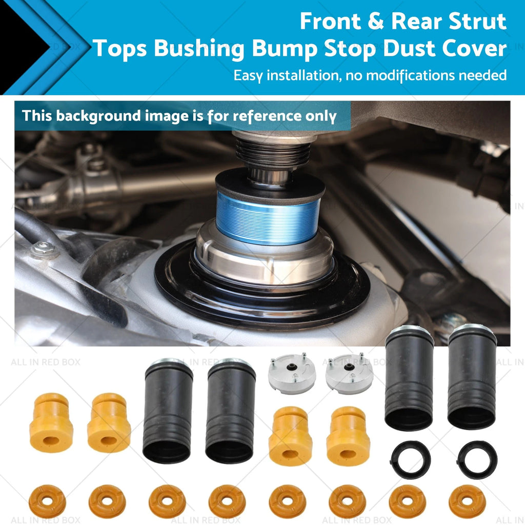 Front & Rear Strut Tops Bushing Bump Stop Dust Cover for BMW X6 (2008–2014)