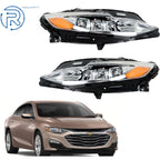 Set of 2 LED Headlight Assemblies for Chevrolet Malibu (2019–2021)