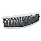 Front Upper Grille for Infiniti Q70 Q70L (2015–2019) Chrome with Camera Hole