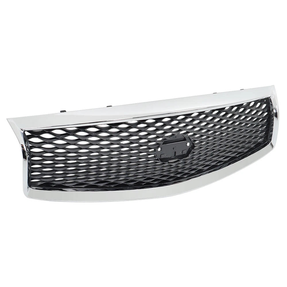 Front Upper Grille for Infiniti Q70 Q70L (2015–2019) Chrome with Camera Hole