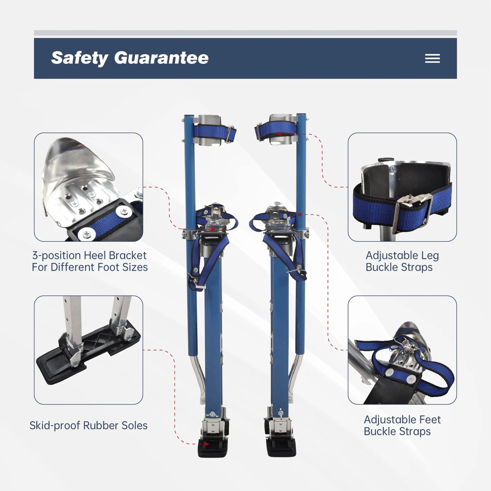 Drywall Stilts for Taping Painting (24-40 Inch)