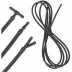 Windshield Wiper Washer Nozzle Hose Kit 4m 12 Connector Black/White