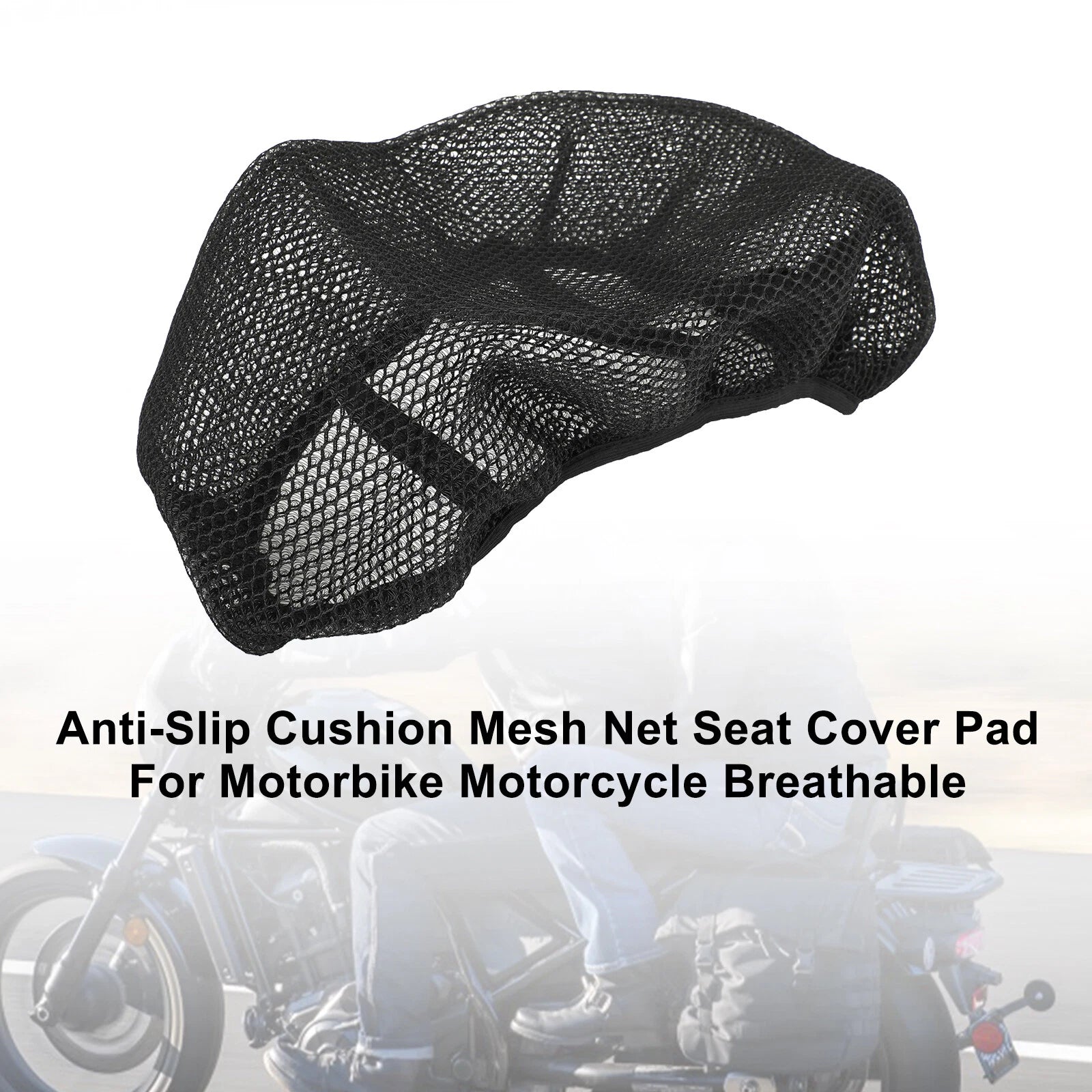 Heat-Resistant Net Seat Mesh Cover for Motorcycle Scooter (Universal)