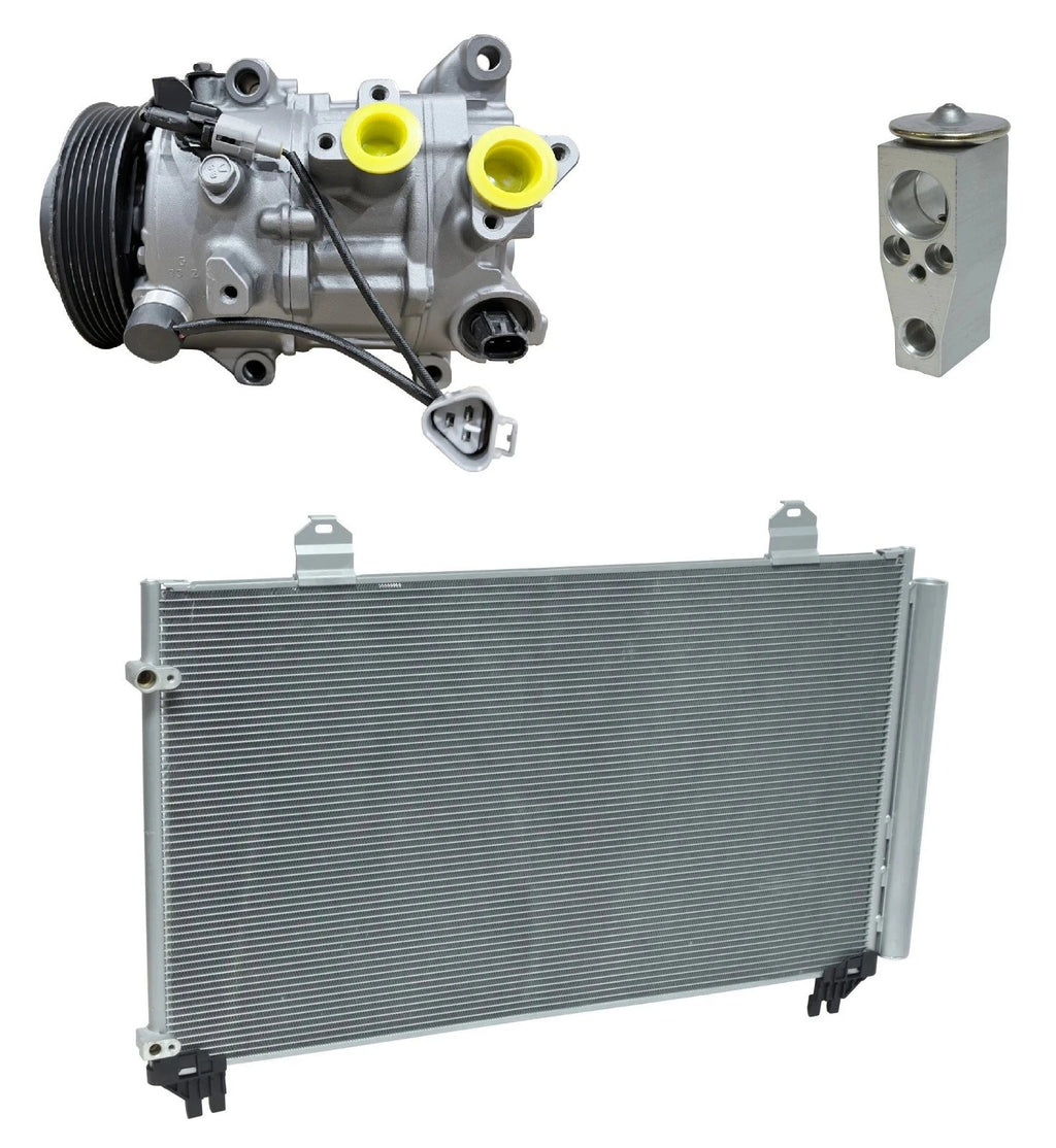 A/C Compressor Kit With Condenser for Toyota Sienna 3.5L (2020–2020)