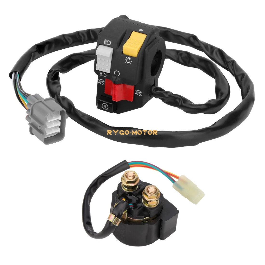 Handlebar & Starter Relay Switch for Honda Rancher 350 TRX350TM TRX350FM (2000–2005)