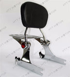 Adjustable Backrest Sissy Bar Luggage Rack for Harley Dyna (2006–2017)