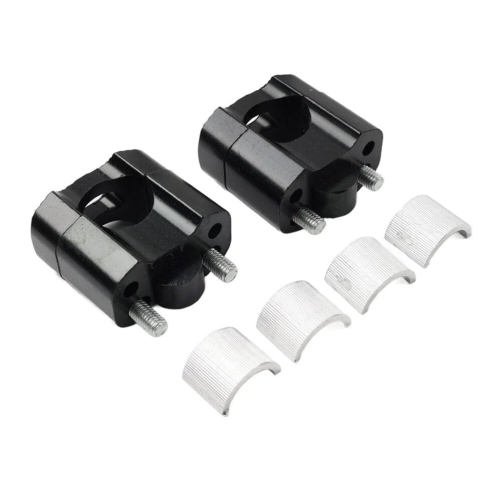 Fat Bar Mount Clamps Risers Adaptor for Dirt Pit Bike (7/8 to 1-1/8)