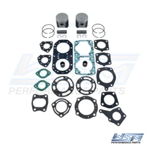 WSM Piston Top End Rebuild Kit for Kawasaki 750 PWC (22mm, 010-821-11P, .25mm)