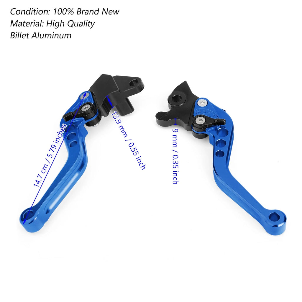 Brake Clutch Levers for Yamaha YZF-R15 (2008–2014) Blue