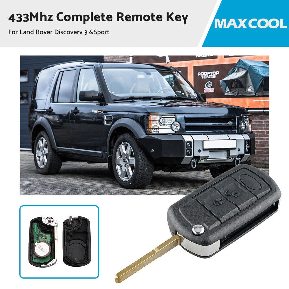 Complete Remote Key for Land Rover Discovery 3 Sport (2004–2009) HU101